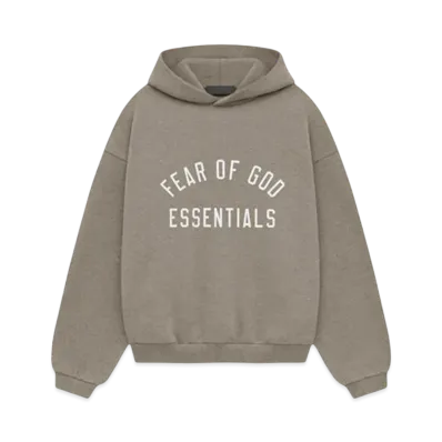 FEAR OF GOD Essentials Kid's Fleece Hoodie "Heather Gray"