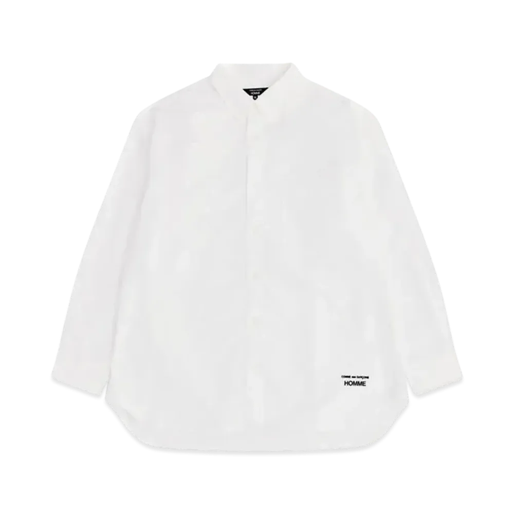 COMME des GARCONS HOMME Cotton Broad Shirts "White"