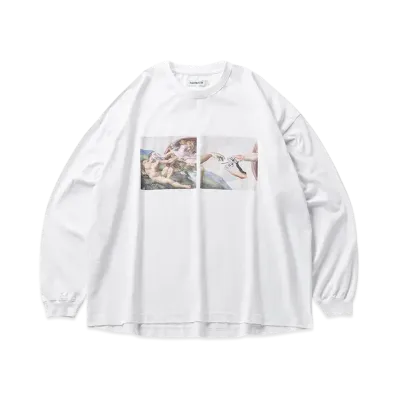 TIGHTBOOTH Pass The Pie L/S T-Shirt "White"