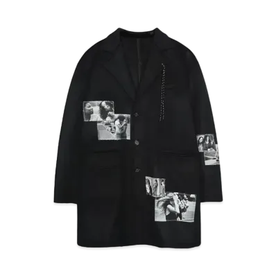 TAKAHIROMIYASHITATheSoloist. chesterfield coat. "BLACK"