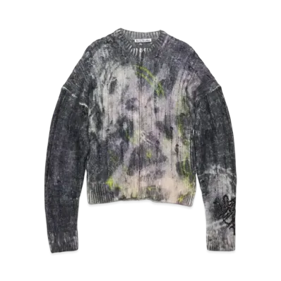 Acne Studios Printed Knit Cardigan "Black"