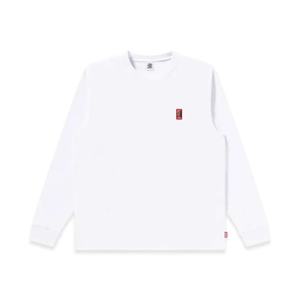 BlackEyePatch Small Hwc L/S Tee "White"