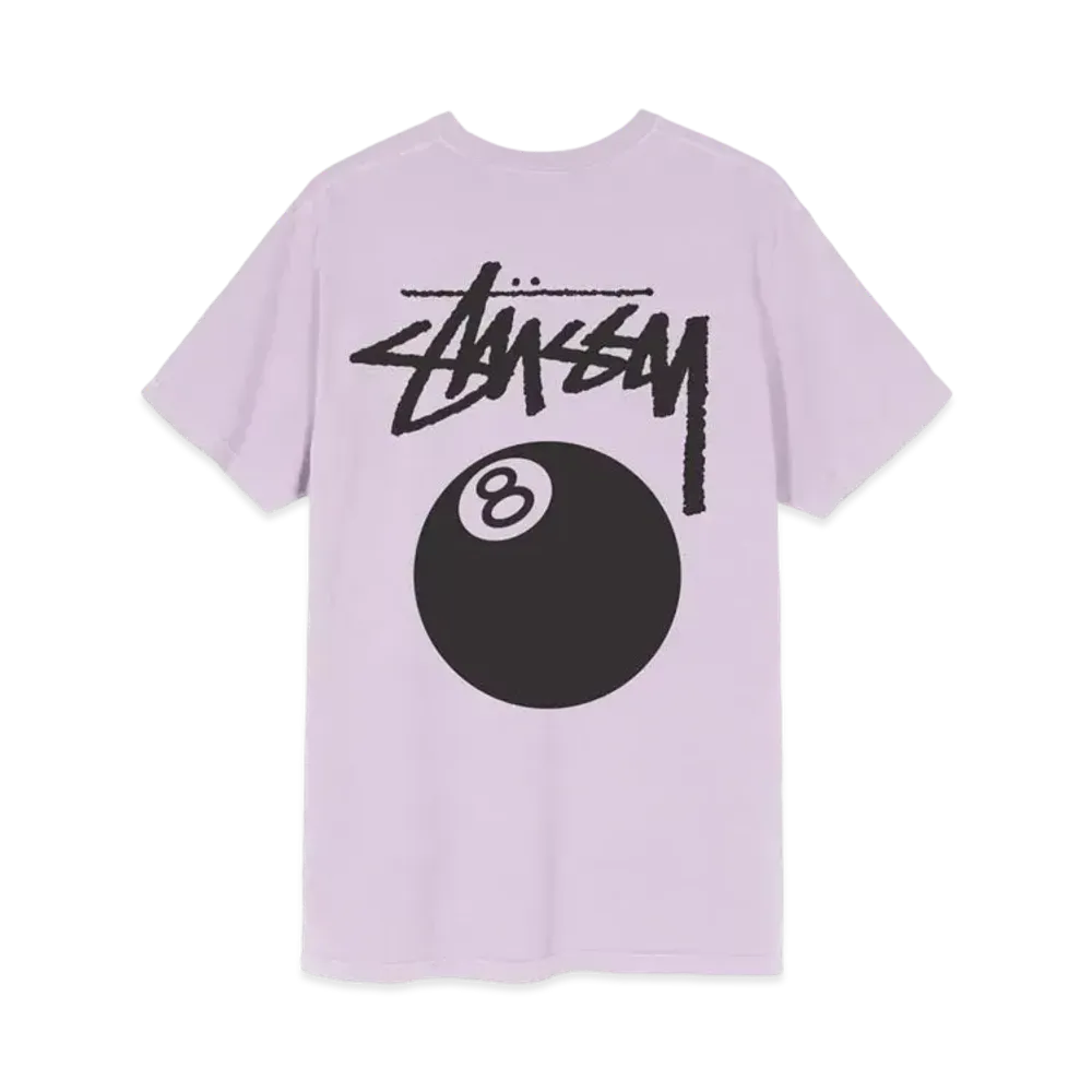 Stussy 8 Ball Pig Dyed Tee "Lavender"