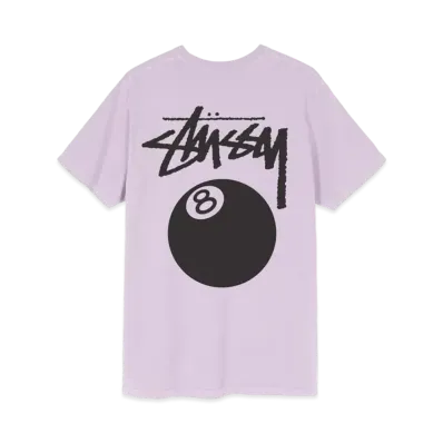 Stussy 8 Ball Pig Dyed Tee "Lavender"