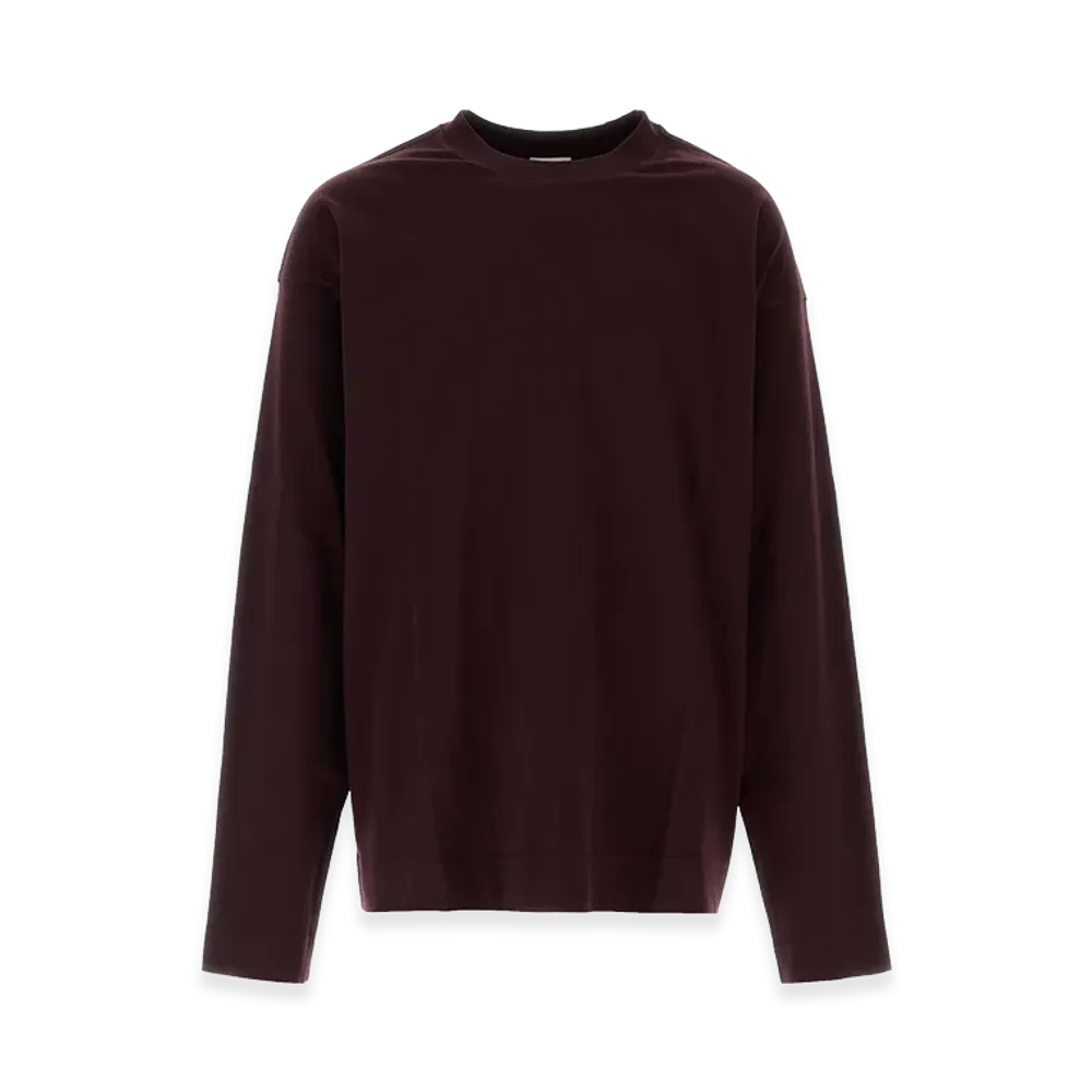 DRIES VAN NOTEN Long T-Shirt "Bordeaux"