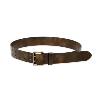 AURALEE Two-Hole Buckle Belt "Brown"
