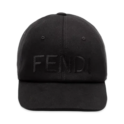 FENDI Kids Logo Cap "Black"