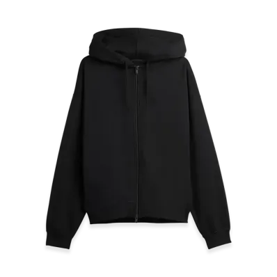 Y-3 Brushed Terry Zip Hoodie "Black"