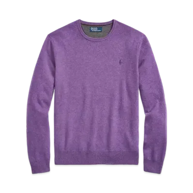Polo Ralph Lauren Wool Cre Neck Sweater "Purple "