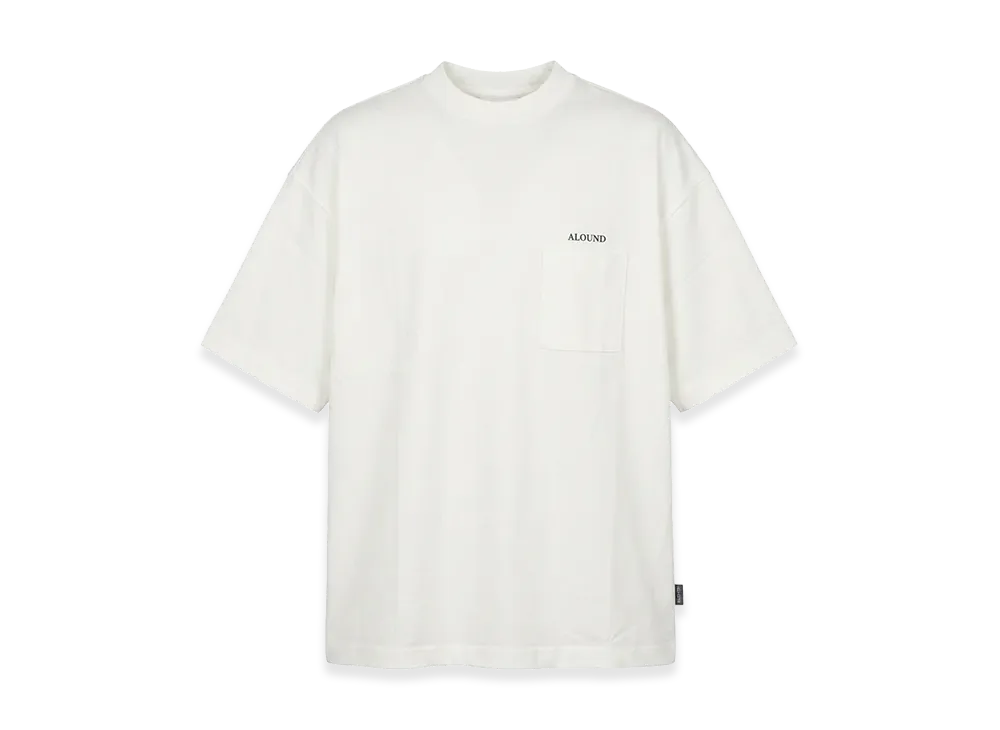 ALOUND Pocket Logo Tee "White"
