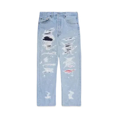 HYPE DROP x INNOCENCE NYC EXCLUSIVE DESTROY DENIM PANTS 32inch "Indigo"