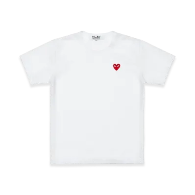 PLAY COMME des GARCONS Polyester Mesh Red Emblem "White"