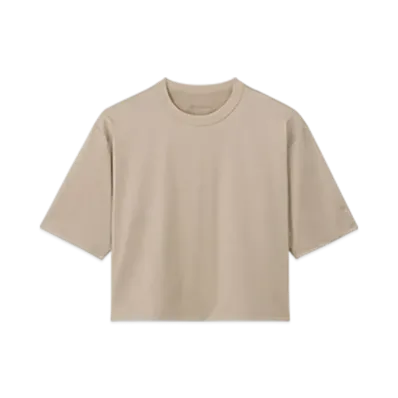 Goldwin Rio Optimum Plating Jersey Short T-Shirt (C3fit/Ladies) "Grayish Sand"