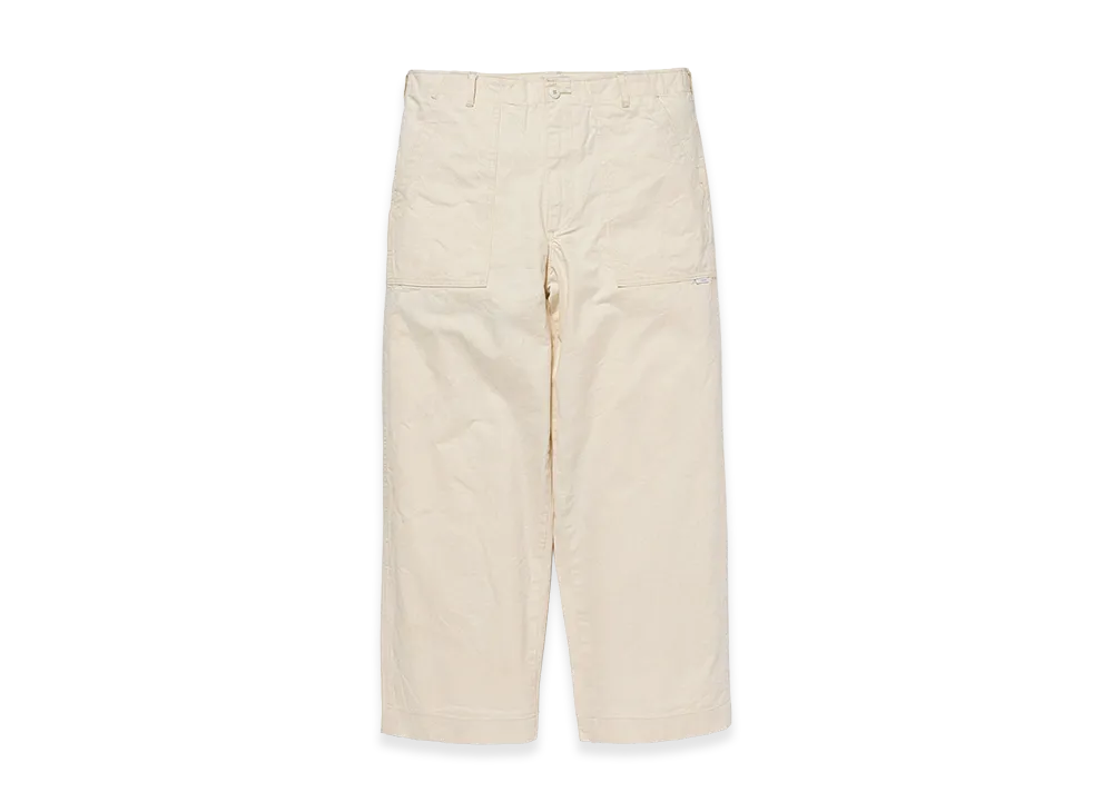 WTAPS WRKT2001 / Trousers / Cotton. Twill "White"