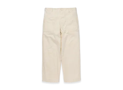 WTAPS WRKT2001 / Trousers / Cotton. Twill "White"
