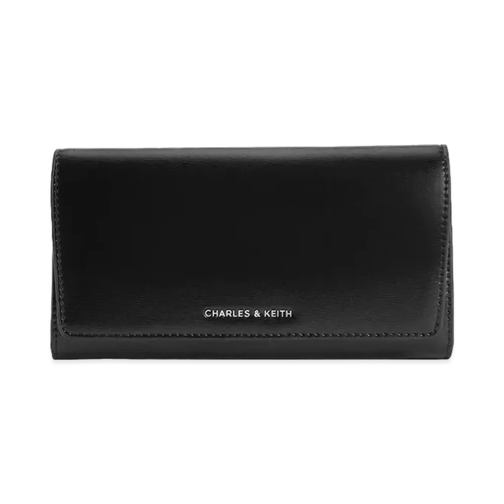 CHARLES & KEITH Irie Long Wallet "Noir"
