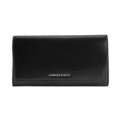 CHARLES & KEITH Irie Long Wallet "Noir"
