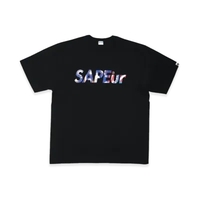 SAPEur Independence Day Logo Tee S/S Tee "Black"