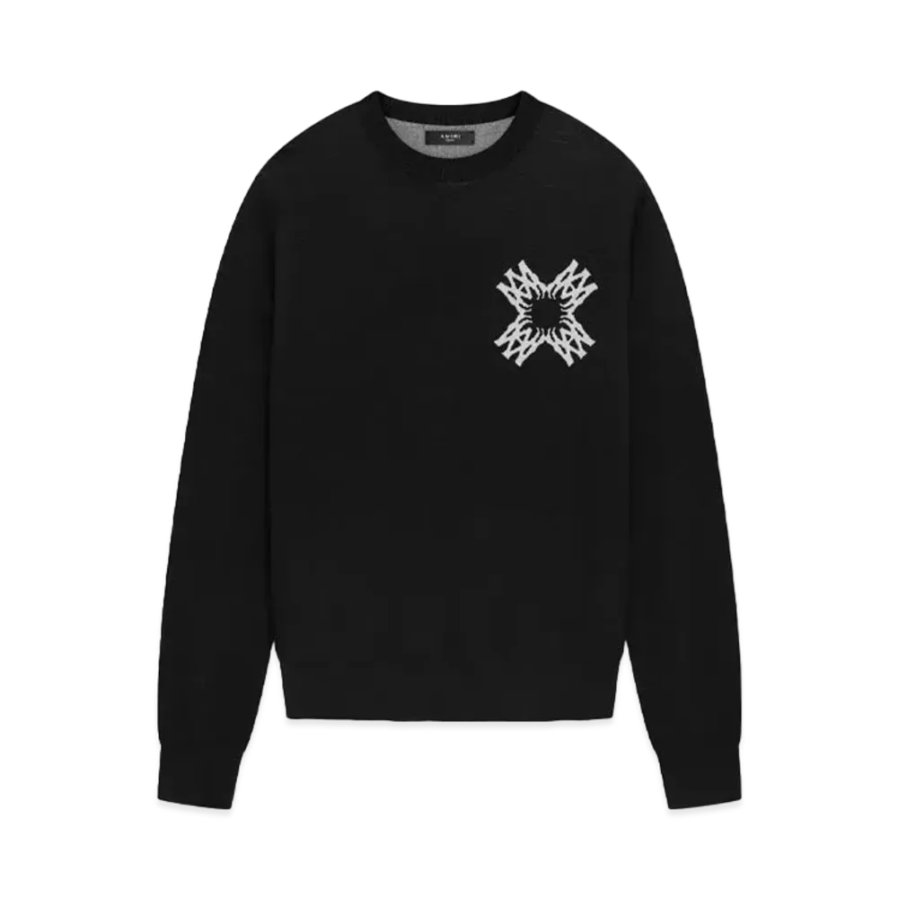AMIRI Ma Quad Crewneck "Black"