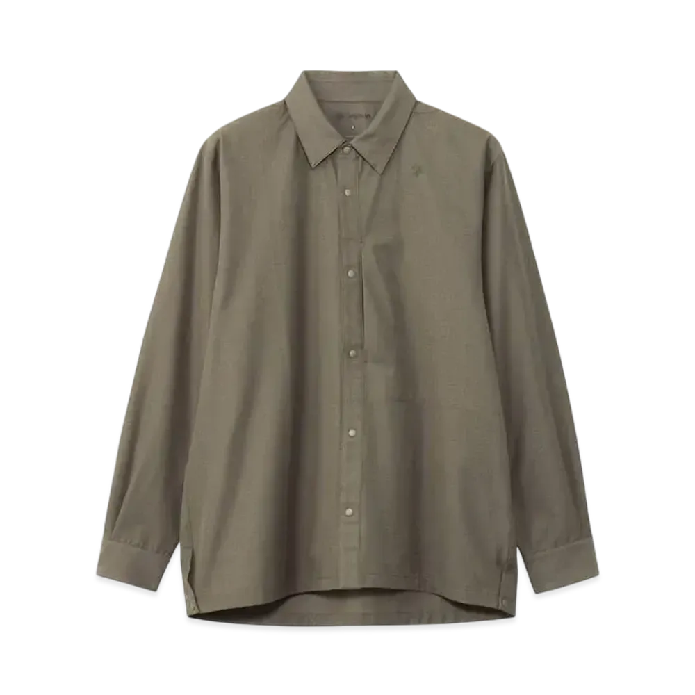 Goldwin Karami Woven Tapered Hike Shirt (Unisex) "Brown Khaki"