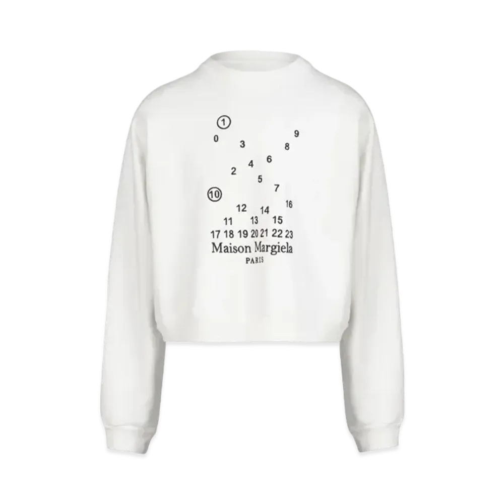 Maison Margiela Women's Logo Sweatshirt "White"