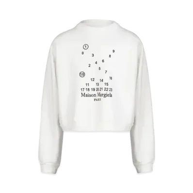 Maison Margiela Women's Logo Sweatshirt "White"