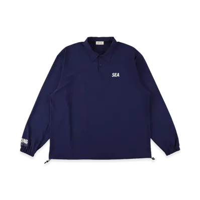 WIND AND SEA Relax Fit L/S Poro "Navy"