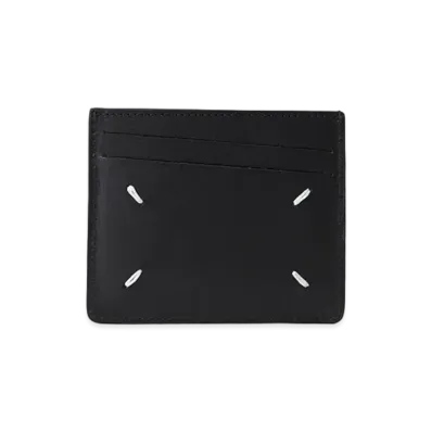 Maison Margiela Grainy Leather Card Holder "Black"