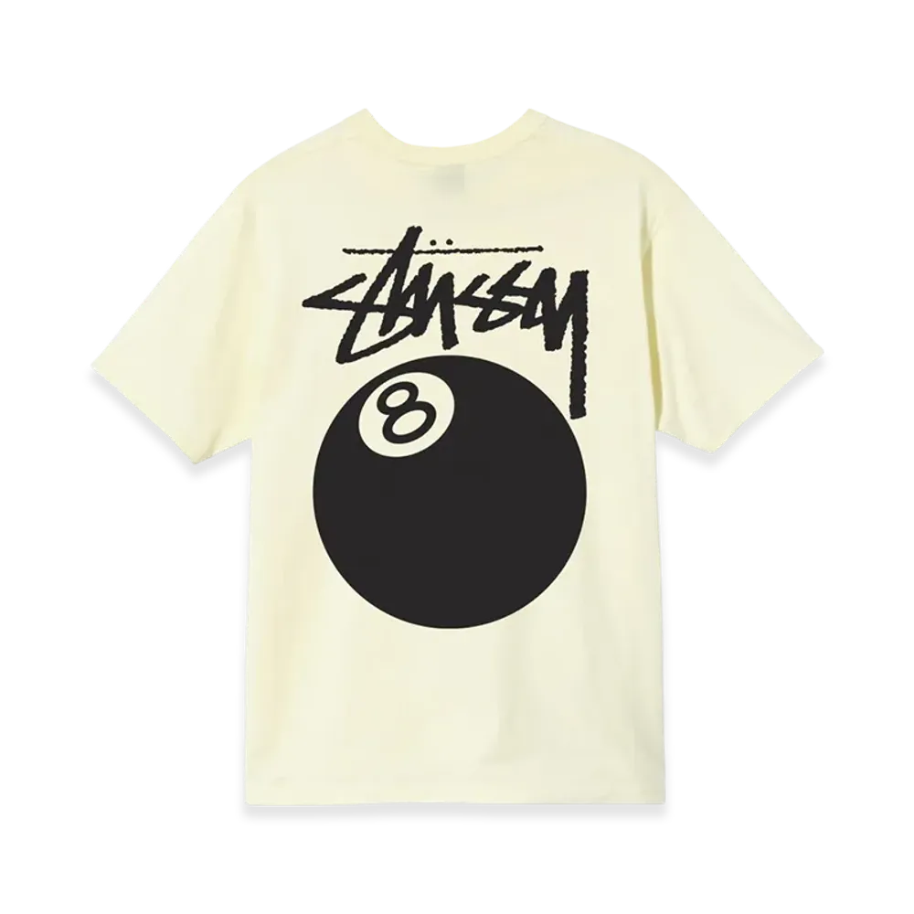 ステューシー 8ボールTシャツ - 21SS "ペールイエロー"