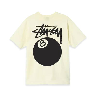 Stussy 8 Ball Tee - 21SS "Pale Yellow"