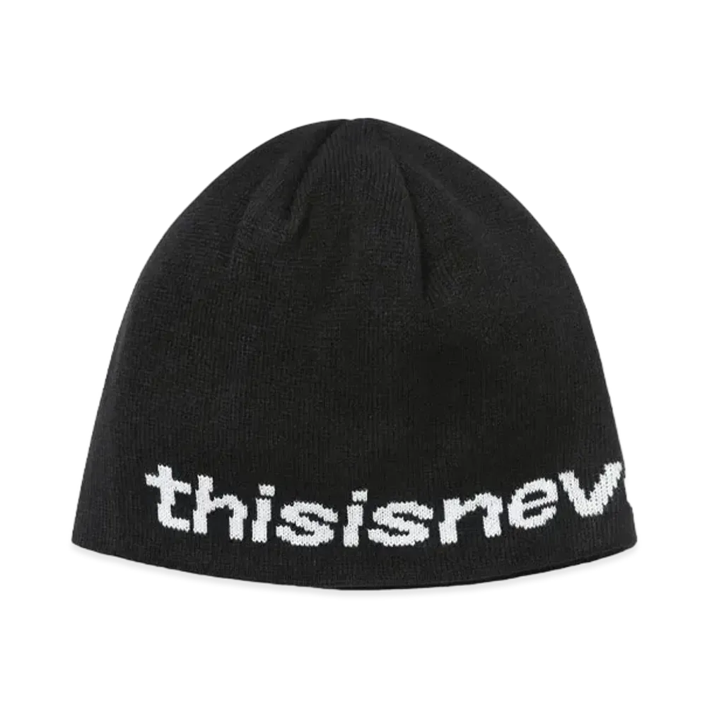thisisneverthat SP-Logo No Cuff Beanie "Black"