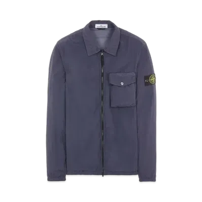 Stone Island 11803 NASLAN LIGHT WITH POLARTEC ALPHA TECHNOLOGY "Ink Blue"