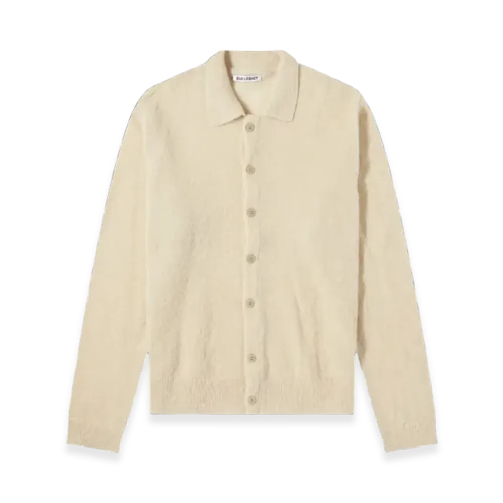 OUR LEGACY Evening Polo Fuzzy Alpaca "Camel"