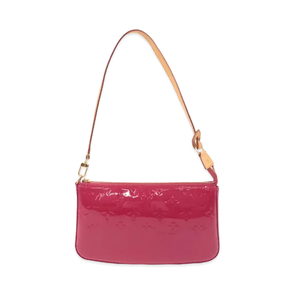 Louis Vuitton Pochette Accessoires Monogram Vernis "Rose Indien"