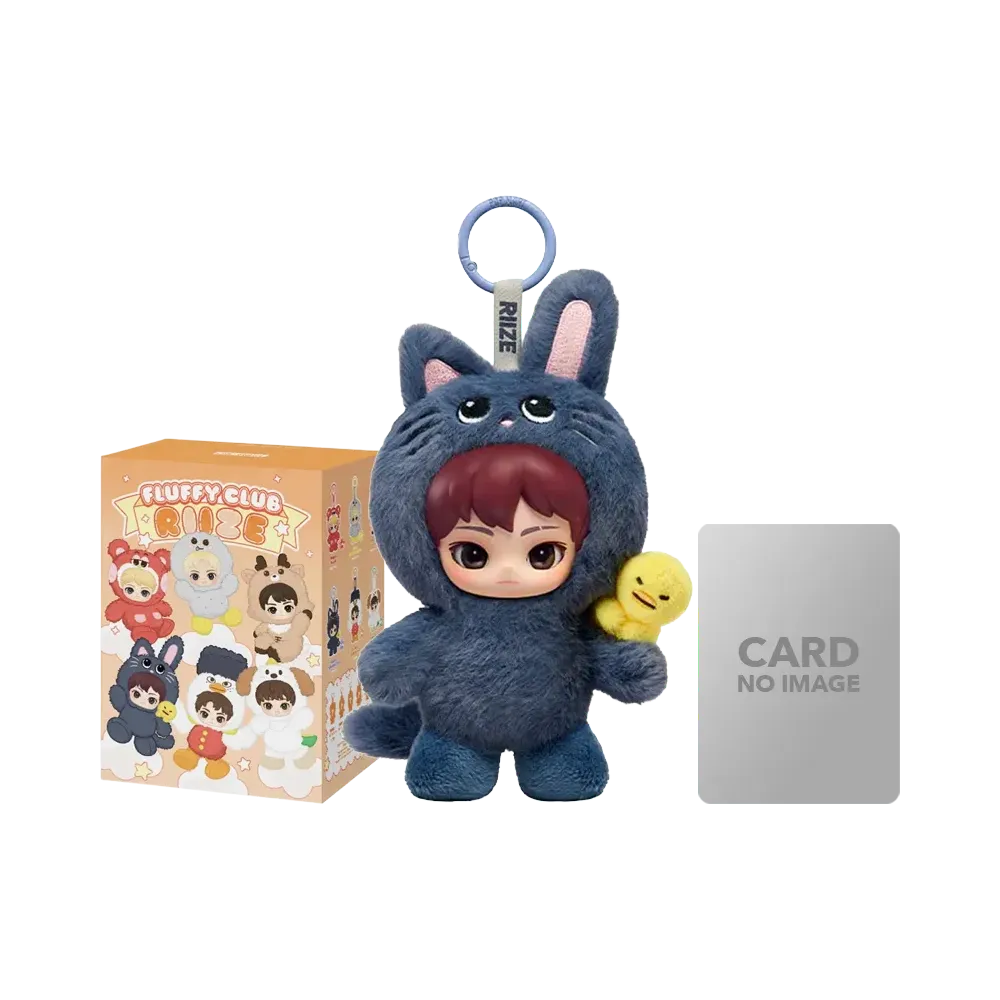 POP MART RIIZE Fluffy Club Series Vinyl Plush Doll Pendant Fluffy TONYANGDEOK