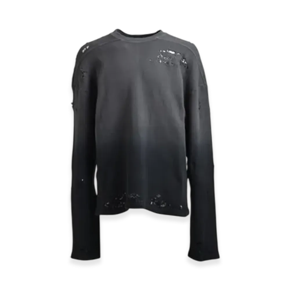 BREATH Fade Damage Ls Tee "Black"