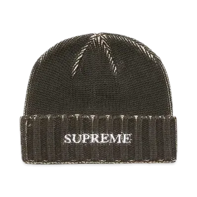 Supreme Overprint Beanie "Black"