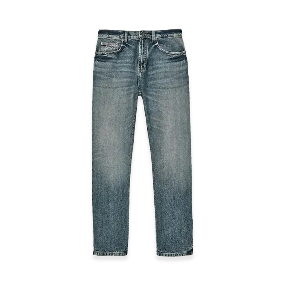 ZARA x Bad Bunny Benito Antonio Straight Fit Denim Pants "Medium Blue"