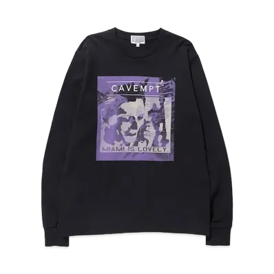 Cav Empt (C.E) PROJECTION LONG SLEEVE T "Black"