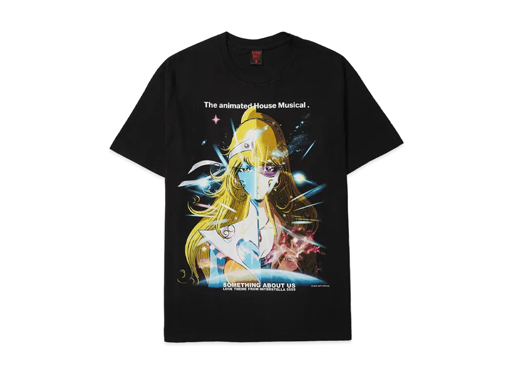 Geeks Rule x DAFT PUNK and Leiji Matsumoto 30 Silkscreen Printing T Shirt 03 "Black"