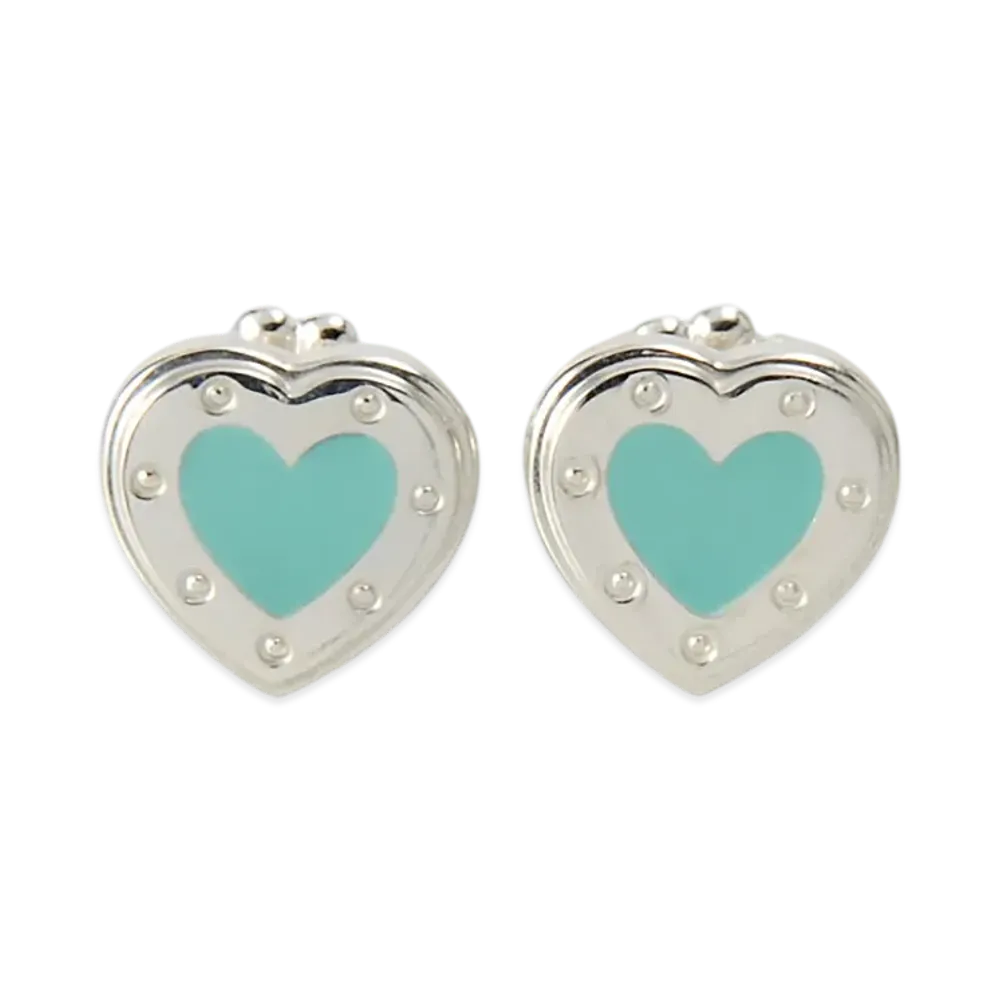 Tiffany & Co. Return to Tiffany Mini Blue Heart Earrings "Tiffany Blue"