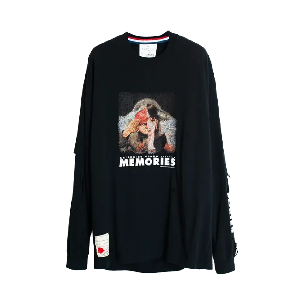 SEVESKIG \ MEMORIES M.V Crush L/SL Tee "BLACK"