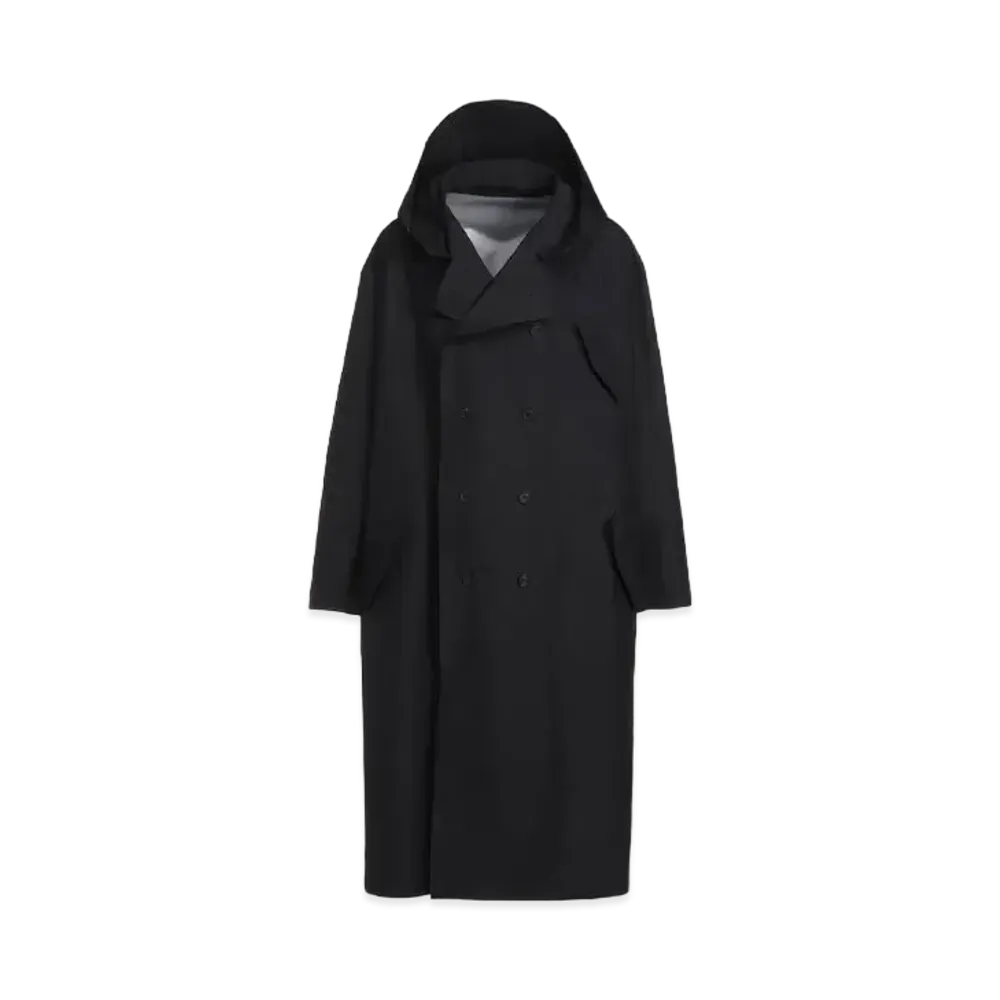 Yohji Yamamoto x Y-3 YY Gore Tex Hooded Trench Coat "Black"