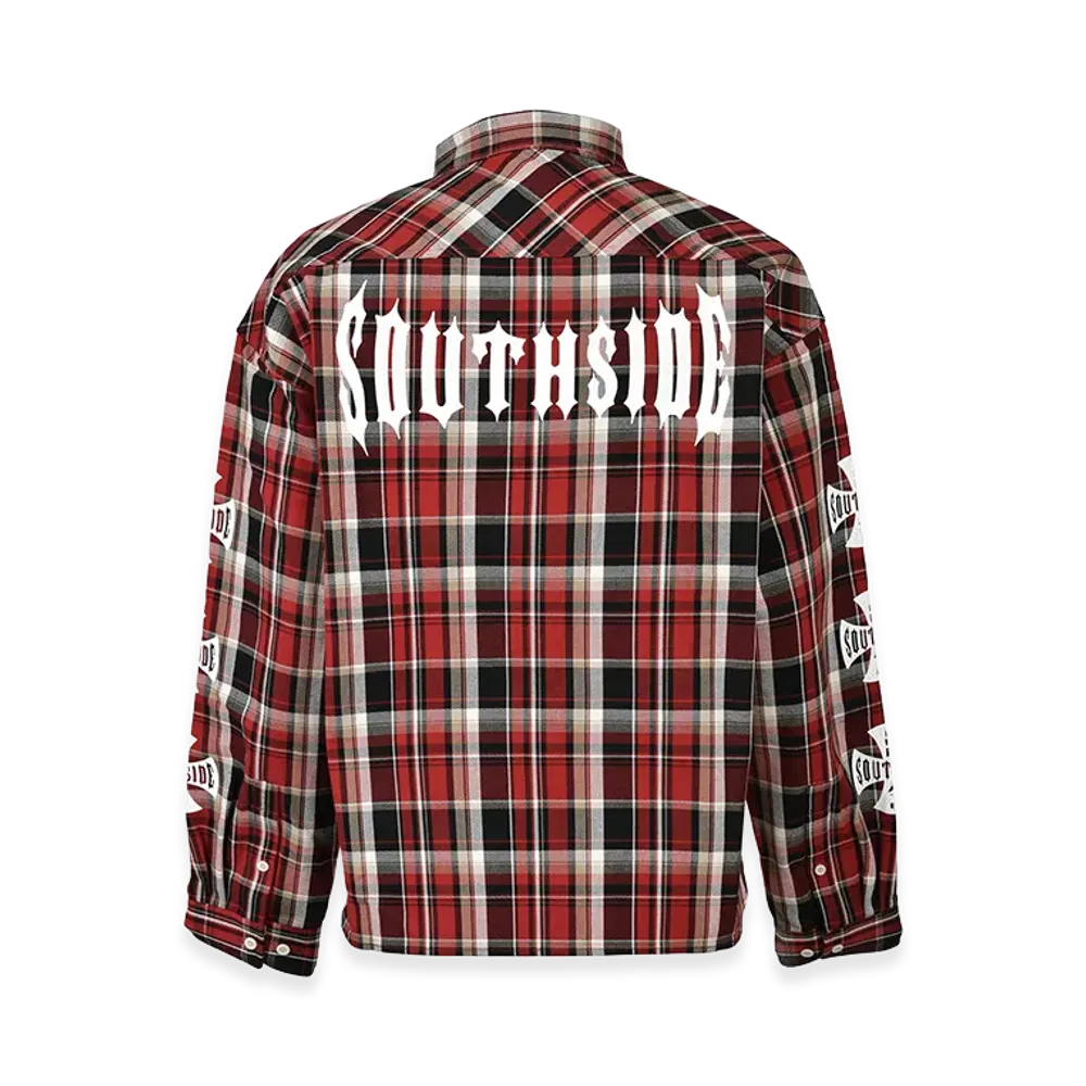 BREATH Southside Cross Check Shirt "Red"