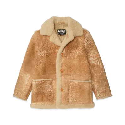 Supreme x Schott Shearling Coat "Tan"