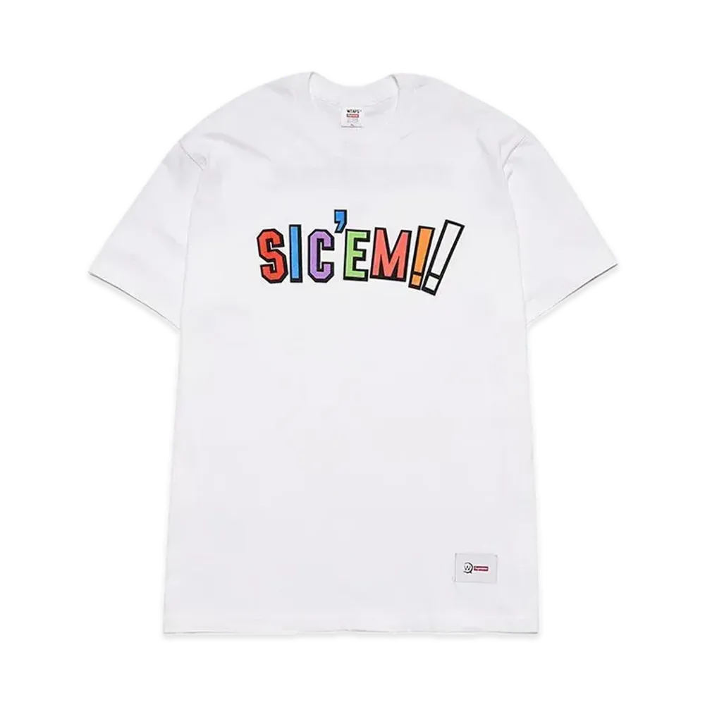 Supreme x WTAPS Sic'em! Tee "White"