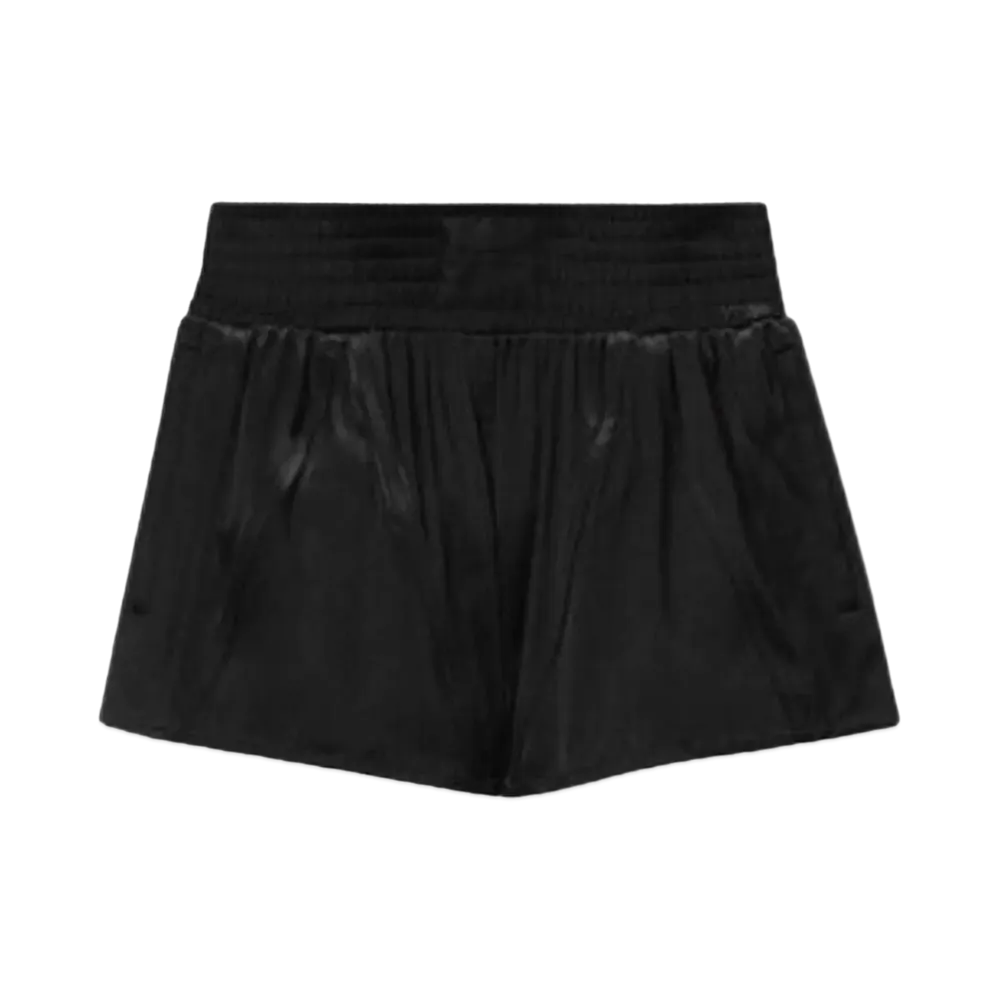 Alexander Wang Satin Short Track "Black"