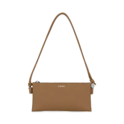LOEWE Women's Leather Joya Shoulder Bag "Aubergine"