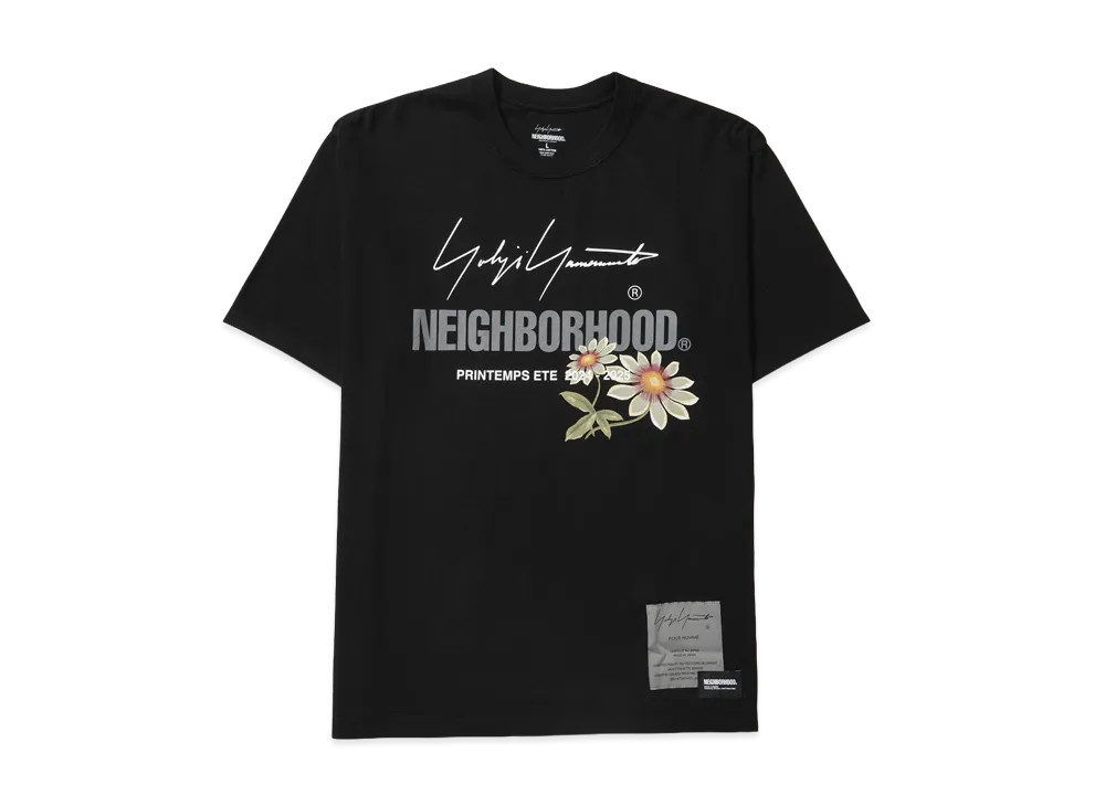 Yohji Yamamoto POUR HOMME x Neighborhood Tee SS-1 "Black"