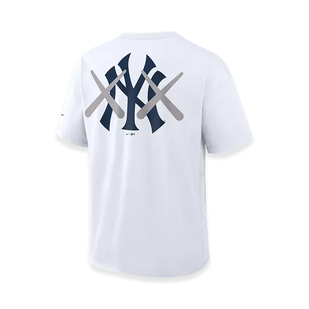 MLB x KAWS x Nike Fanatics Fest Elevated Max 90 Tee New York Yankees "White"